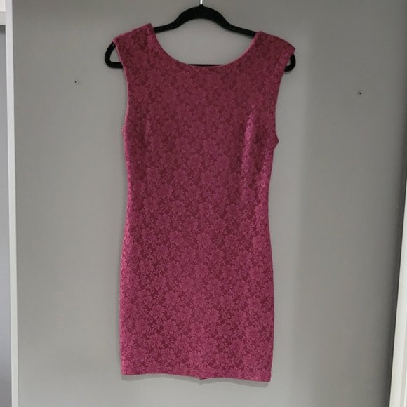 Lace bodycon dress,  M/L - Picture 1 of 4